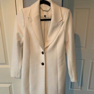 White House Black Market Winter White Coat